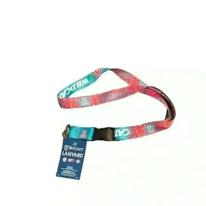 Arizona Wildcats Pink and Aqua lanyard